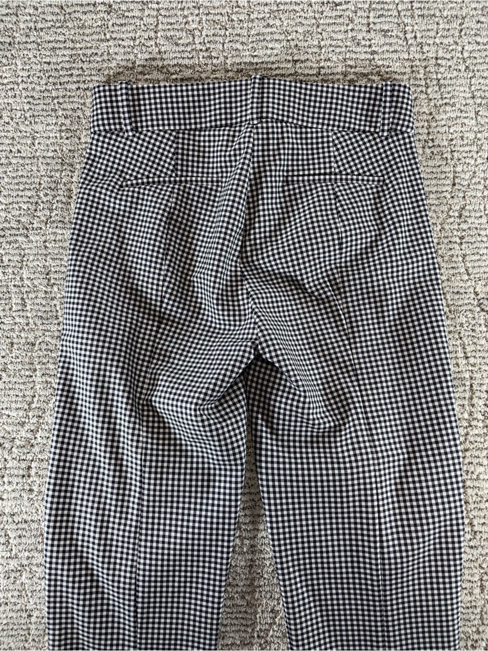 NWT J. Crew Women’s Size 2 Black-White Gingham Checkered Cameron Pants - Picture 11 of 11